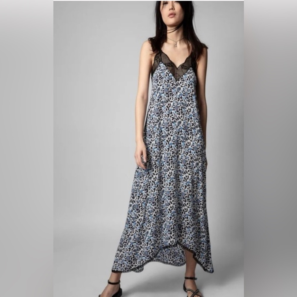 NWOT Zadig & Voltaire Soft Flower Dress
